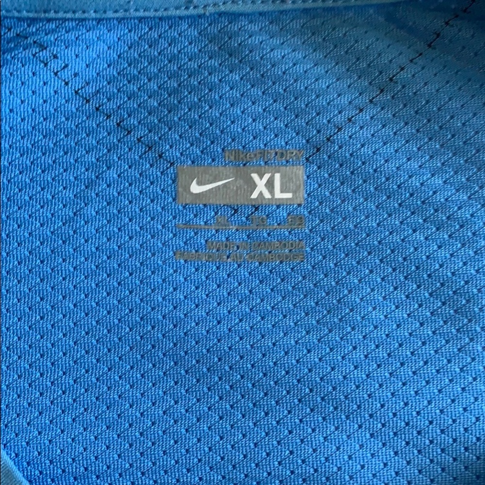 NIKE Fit Dry tee Columbia blue/Navy